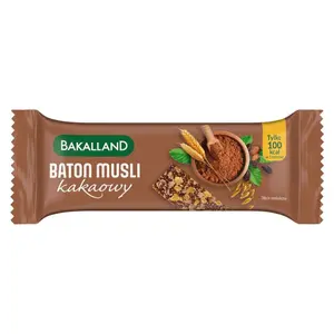 Thanh Ngũ Cốc Cacao, Baton Musli, Cocoa (30g) - BAKALLAND
