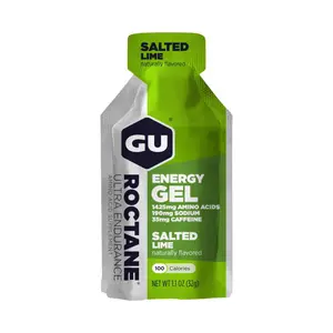 Thực Phẩm Bổ Sung Năng Lượng Hương Chanh Muối, Energy Gel, Salted Lime, 35mg Caffeine, 1.1 oz (32g) - GU
