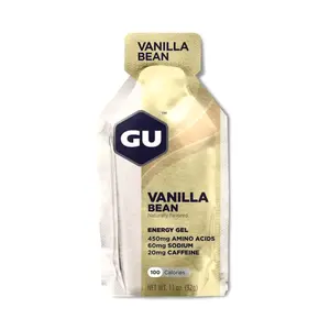Thực Phẩm Bổ Sung Năng Lượng Hương Vani, Energy Gel, Vanilla Bean, 20mg Caffeine, 1.1 oz (32g) - GU