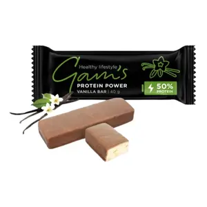 Thanh Giàu Đạm Vị Vani, Protein Power Vanilla Bar, 50% Protein (40g) - GAM'S