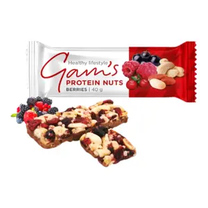 Thanh Hạt Giàu Đạm Vị Quả Mọng, Protein Nuts, Berries (40g) - GAM'S