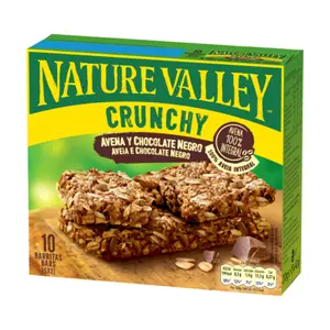 Thanh Ngũ Cốc Yến Mạch & Socola Đắng, Crunchy Granola Bars, Oats N Dark Chocolate, 10 Thanh (210g) - NATURE VALLEY