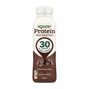 Sinh Tố Protein Vị Socola Hà Lan, Protein Milk Smoothie, Dutch Chocolate (425ml) - ROKEBY FARMS