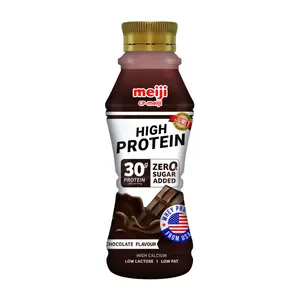 Sữa Uống Bổ Sung Protein Vị Socola, High Protein Milk Beverage, Chocolate Flavour, Whey Formula (350ml) - MEIJI