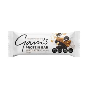 Thanh Giàu Đạm Vị Bánh Quy, Protein Bar, Multilayer Cookies Flavour (50g) - GAM'S