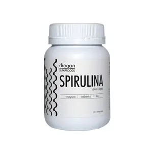 Viên Tảo Xoắn Hữu Cơ, Organic Spirulina Tablets, 400mg, 200 Viên (80g) - DRAGON SUPERFOODS