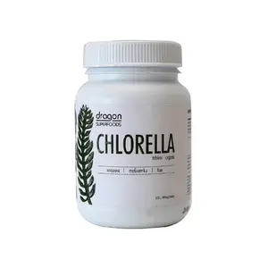 Viên Tảo Lục Hữu Cơ, Chlorella Tablets, 400mg, 200 Viên Nén (80g) - DRAGON SUPERFOODS