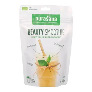 Bột Pha Sinh Tố Hữu Cơ Cho Da Sáng Đẹp, Organic Beauty Smoothie, Vegan (150g) - PURASANA