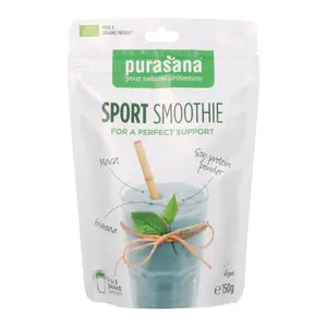 Bột Pha Sinh Tố Hữu Cơ Cho Người Tập Thể Thao, Organic Sport Smoothie, Vegan (150g) - PURASANA