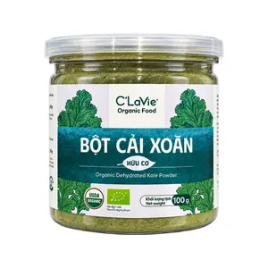 Bột Cải Xoăn Hữu Cơ, Organic Dehydrated Kale Powder (100g) - C'LAVIE