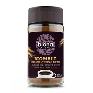 Bột Ngũ Cốc Hòa Tan Hữu Cơ, Biomalt, Instant Cereal Drink, No Caffeine (100g) - BIONA ORGANIC