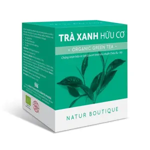 Trà Xanh Hữu Cơ, Organic Green Tea, 20 Túi Lọc (36g) - NATUR BOUTIQUE