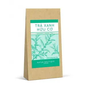 Trà Xanh Hữu Cơ, Organic Green Tea, Loose Tea Leaf (50g) - NATUR BOUTIQUE