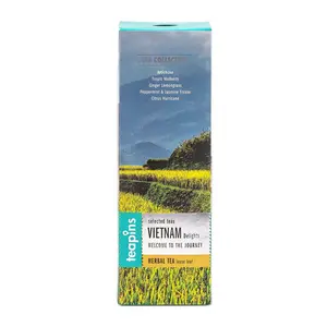 Trà Thảo Mộc 5 Vị, Vietnam Delights, 5 Herbal Tea Loose Leaf, 1.7 oz (50g) - TEAPINS
