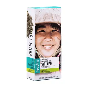 Trà Xanh, Traditional Green Việt Nam, Trà Xanh Lá Rời, 3.5 oz (100g) - TEAPINS