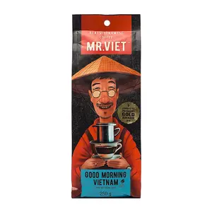 Good Morning Vietnam Cà Phê Rang Xay, Good Morning Vietnam Ground Coffee, 8.8 oz (250g) - MR. VIET