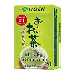 Trà Xanh Gạo Rang Túi Lọc, Oi Ocha Matcha Genmaicha, 20 Túi, 1.4 oz (40g) - ITO EN