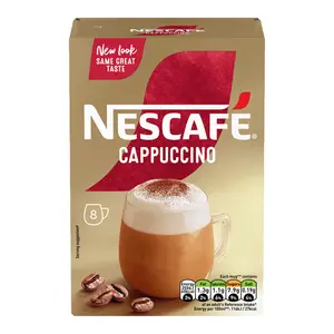 Cà Phê Hòa Tan, Gold, Cappuccino, 8 Gói (240g) - NESCAFE