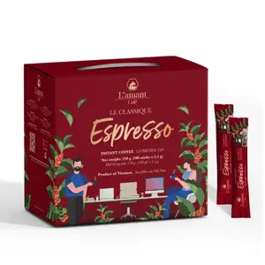 Cà Phê Hòa Tan, Le Classique, Espresso, 100 Gói (250g) - L'AMANT CAFE