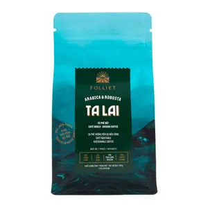 Cà Phê Bột Ta Lai, Arabica & Robusta Ground Coffee (250g) - FOLLIET