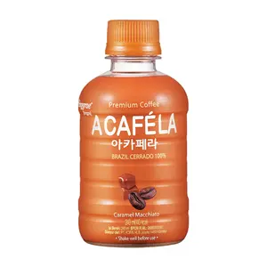 Cà Phê Sữa Vị Macchiato, Acaféla, Caramel Macchiato, Brazil Cerrado 100% (240ml) - BINGGRAE