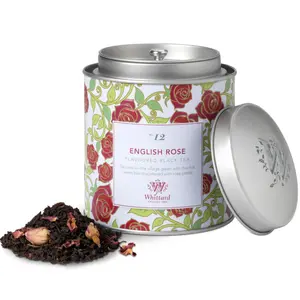 Trà Đen Hoa Hồng, English Rose No. 12, Flavoured Black Tea, Loose Tea Caddy, 3.5 oz (100g) - WHITTARD