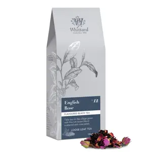 Trà Đen Hoa Hồng, English Rose No. 12, Flavoured Black Tea, Loose Tea Pouch, 3.5 oz (100g) - WHITTARD