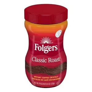 Bột Cà Phê Hòa Tan, Classic Roast, Instant Coffee Crystals, 8 oz (226g) - FOLGERS