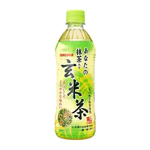 Trà Gạo Lứt Matcha, Genmaicha with Matcha (500ml) - SANGARIA