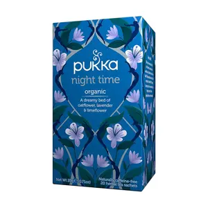Trà Thảo Mộc Ban Đêm Hữu Cơ, Organic Night Time, 20 Gói, 0.71 oz (20g) - PUKKA