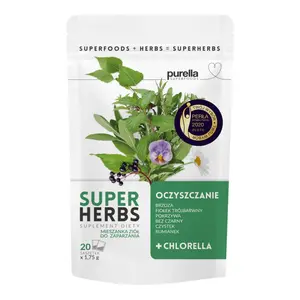 Trà Thảo Mộc Thanh Lọc, Super Herbs Detox, Herbal Infusion with Chlorella, 20 Gói (35g) - PURELLA