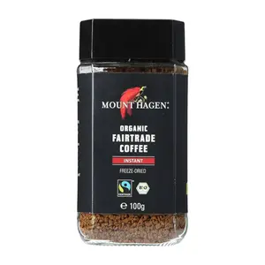 Cà Phê Hòa Tan Hữu Cơ, Organic Fairtrade Coffee, Instant, Freeze-Dried (100g) - MOUNT HAGEN