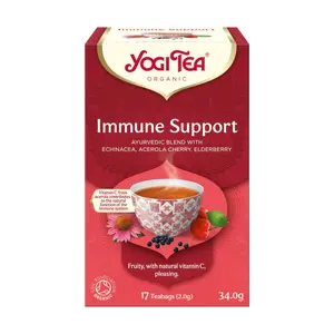 Trà Thảo Mộc Hữu Cơ Tăng Đề Kháng, Organic Immune Support Tea, 17 Túi Trà (34g) - YOGI TEA