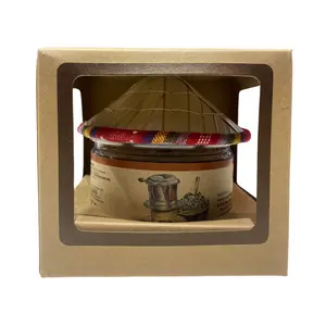 Cà Phê Nón Lá, Vietnamese Coffee in Conical Hat Jar (90g) - NAM XANH