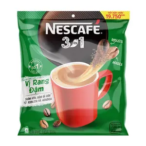 Cà Phê Hòa Tan Vị Rang Đậm, 3 in 1 Instant Coffee, Strong, 46 Gói (736g) - NESCAFE