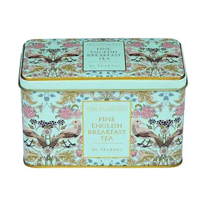 Trà Anh Buổi Sáng (Xanh Lá), Fine English Breakfast Tea, The Song Thrush & Berries, 40 Túi Trà (80g) - NEW ENGLISH TEAS