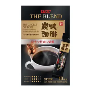 Cà Phê Hòa Tan, 100% Freeze Dried Instant Coffee, The Blend Sumiyaki - Charcoal Roasted, 10 Gói (20g) - UCC