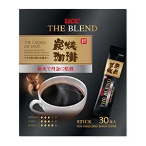 Cà Phê Hòa Tan, 100% Freeze Dried Instant Coffee, The Blend Sumiyaki - Charcoal Roasted, 30 Gói (60g) - UCC