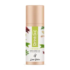 Trà Thảo Mộc Năng Lượng Hữu Cơ Thanh Lọc Gan, 100% Organic Energy Herbal Tea, No. 4 Liver Detox, 12 Túi Lọc (30g) - DRINKIZZ