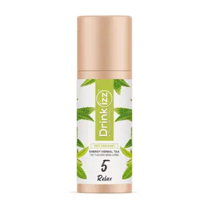 Trà Thảo Mộc Năng Lượng Hữu Cơ Thư Giãn, 100% Organic Energy Herbal Tea, No. 5 Relax, 12 Túi Lọc (12g) - DRINKIZZ