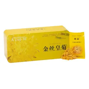 Hoa Cúc Sấy Khô Hộp Thiếc, Chrysanthemum, 20 Gói (14g) - JIN SI HUANG JU