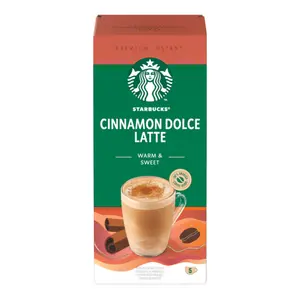 Cà Phê Hòa Tan, Premium Instant Cinnamon Dolce Latte, 5 Ly (117.5g) - STARBUCKS
