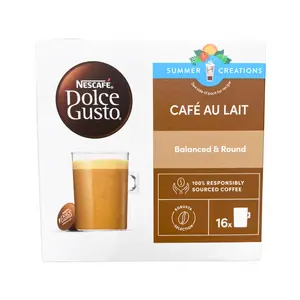 Cà Phê Viên Nén, Dolce Gusto, Cafe au Lait, 16 Ly (160g) - NESCAFE