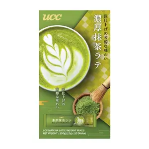 Bột Trà Xanh, Matcha Latte Instant Mixes, 10 Gói (150g) - UCC
