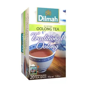 Trà Ô Long Truyền Thống, All Natural Traditional Oolong Tea, 20 Túi Trà, 1.06 oz (30g) - DILMAH