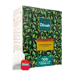 Trà Ô Long Truyền Thống, Traditional Oolong Tea, 100 Túi Trà (200g) - DILMAH