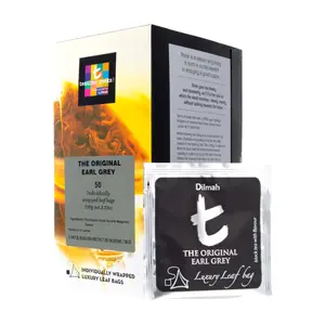 Trà Đen Bá Tước, T Sachet The Original Earl Grey, 50 Túi Trà, 3.53 oz (100g) - DILMAH