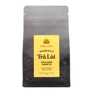 Trà Lài Hữu Cơ, Jasmin Tea, Organic & Fair Trade (100g) - FOLLIET