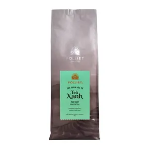 Trà Xanh Hữu Cơ, Green Tea, Organic & Fair Trade (500g) - FOLLIET