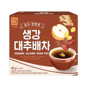 Trà Gừng Lê Táo Đỏ, Ginger Jujube Pear Tea, 15 Gói (225g) - NOKCHAWON